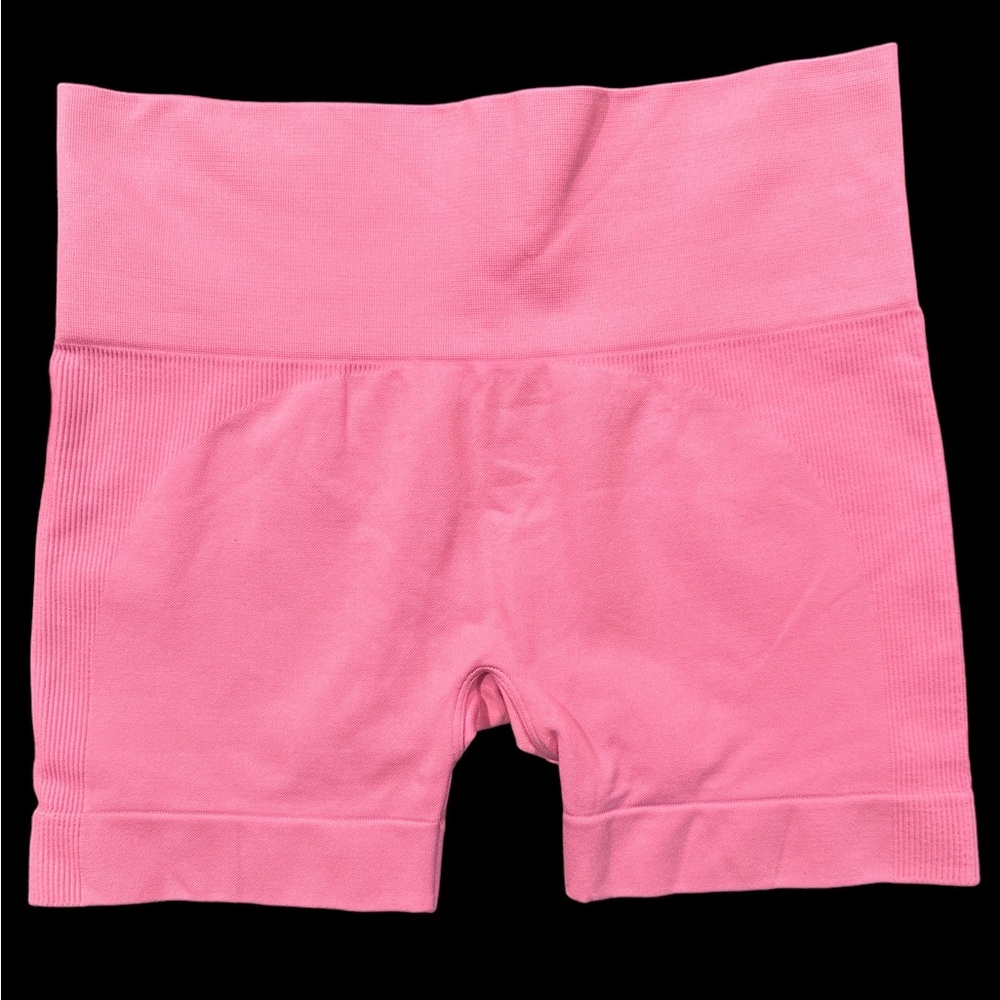 SET ACTIVE - Biker Shorts 4 Inch‎ Inseam Pink Sz Large Excellent sculptflex
